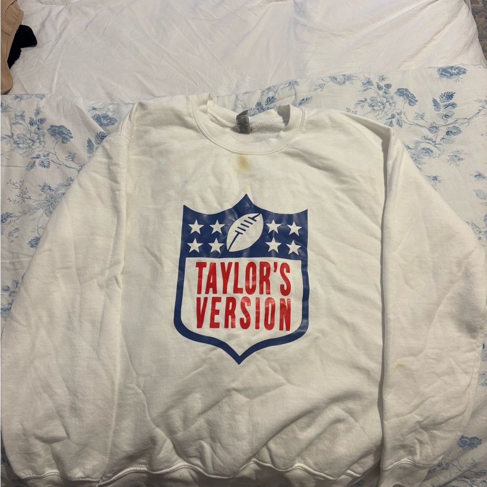 White Taylor's Version Crewneck Sweatshirt